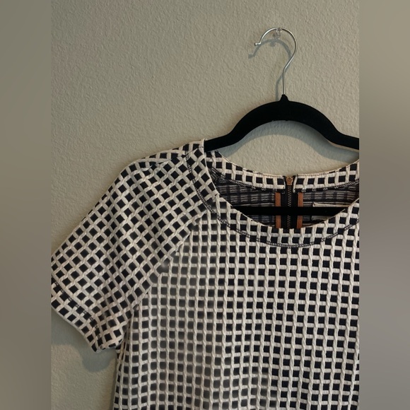 Lou & Grey Mini Windowpane Tee Dress - Picture 7 of 7